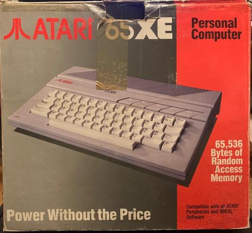 ATARI 65 XE BOX, Games en Spelcomputers, Spelcomputers | Atari, Gebruikt, Overige modellen