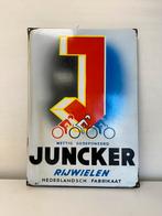 Panneau publicitaire émaillé JUNCKER Bikes, Enlèvement ou Envoi, Utilisé, Panneau publicitaire