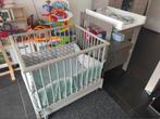 Kinderbed/speelpark met matras en zijkant beschermer., Kinderen en Baby's, Kinderkamer | Complete kinderkamers, Ophalen, Zo goed als nieuw