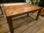 Massieve houten tafel 160x90, Huis en Inrichting, Ophalen, Teakhout, 50 tot 100 cm, Vijf personen of meer