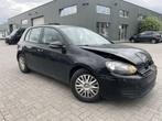Volkswagen Golf 6 1,6 TDI schadewagen ONLY EXPORT (bj 2010), Auto's, Euro 5, 105 pk, Gebruikt, Bedrijf