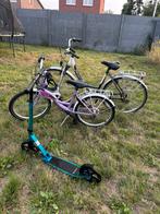 Step, vrouwenfiets en een kinderfiets STUK!!!, Ophalen, Gebruikt, Dames, Versnellingen