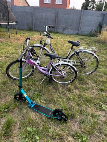 Step, vrouwenfiets en een kinderfiets STUK!!! beschikbaar voor biedingen