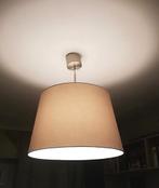 BXL  Trois abat-jours tissu gris clair 55 cm, Enlèvement, Utilisé, Gris