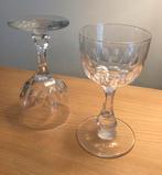 2 verres à vin Val Saint Lambert  modèle Derby, Antiquités & Art, Antiquités | Verre & Cristal