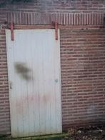 Houten schuifdeur, 75 à 150 cm, Chambranle de porte, Enlèvement, Utilisé