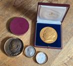 Collectie medailles Achiel Van Acker / nalatenschap Jean Rey, Ophalen of Verzenden, Brons