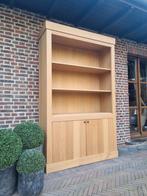 Eiken boekenkast/bibliotheekkast GRATIS LEVERING, 100 tot 150 cm, 200 cm of meer, Ophalen of Verzenden, Zo goed als nieuw