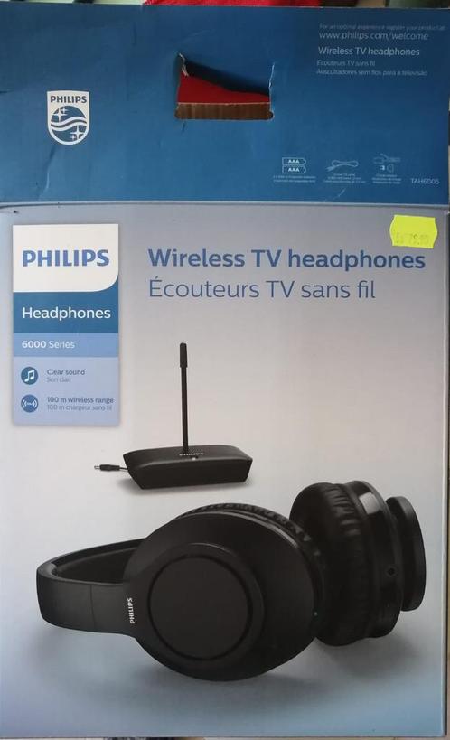 Philips Wireless TAH6005BK/10, Audio, Tv en Foto, Hoofdtelefoons, Zo goed als nieuw, Op oor (supra aural), Philips, Draadloos