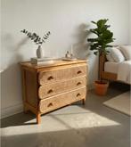 vintage rotan ladekast, Huis en Inrichting, Kasten | Ladekasten, Ophalen