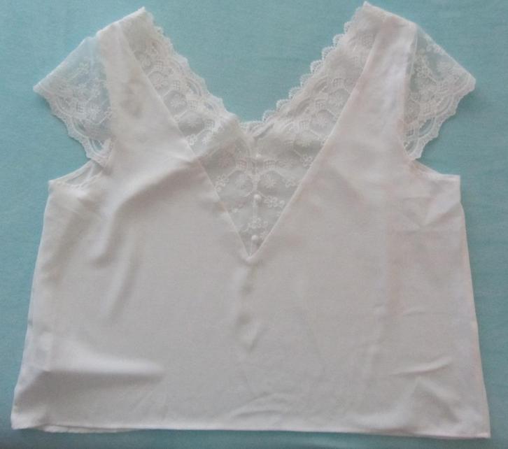 Blouse wit  - Shein Cueve 1XL - Nieuw !, Kleding | Dames, Blouses en Tunieken, Zo goed als nieuw, Maat 46/48 (XL) of groter, Wit