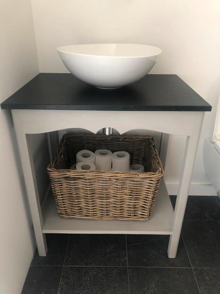 Meuble salle de bain pierre Granit, Huis en Inrichting, Badkamer | Badkamermeubels, Zo goed als nieuw, Ophalen