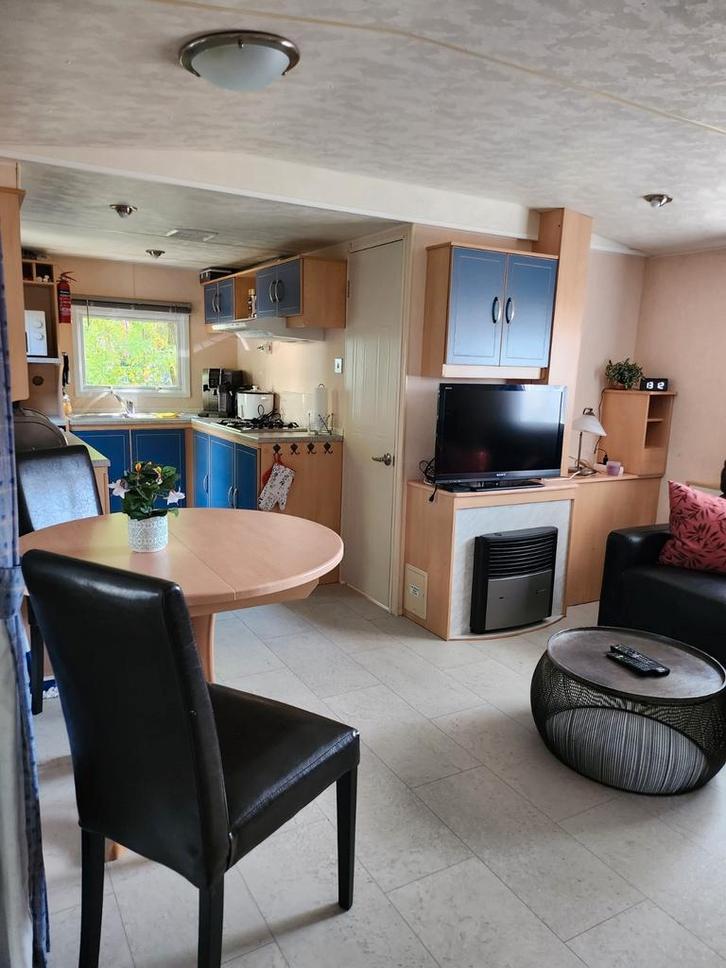Te huur stacaravan kikmolen ,honden toegestaan!!, Caravans en Kamperen, Stacaravans, tot en met 4, Ophalen of Verzenden
