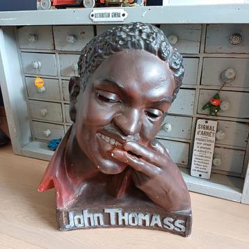 Buste en plâtre John Thomass des années 60, Enlèvement, Utilisé