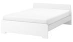 ASKVOLL Bed frame with slated base, Huis en Inrichting, Slaapkamer | Bedden, Ophalen, Overige materialen, Verstelbaar, Wit