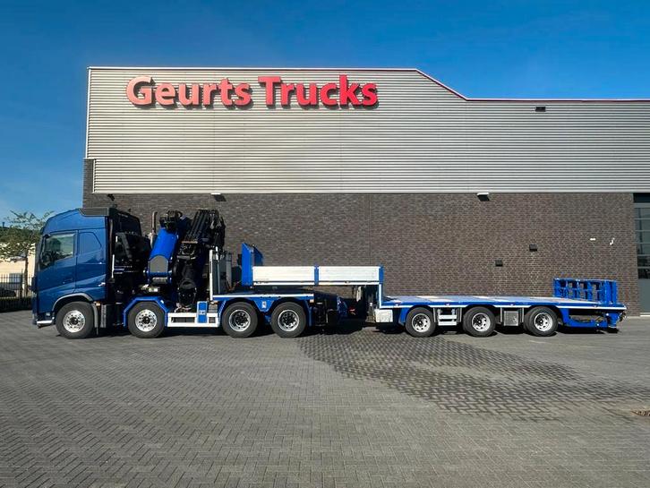 Volvo FH 540 8X4 TREKKER / BAKWAGEN MET PALFINGER PK135.002, Auto's, Vrachtwagens, ABS, Airconditioning, Centrale vergrendeling