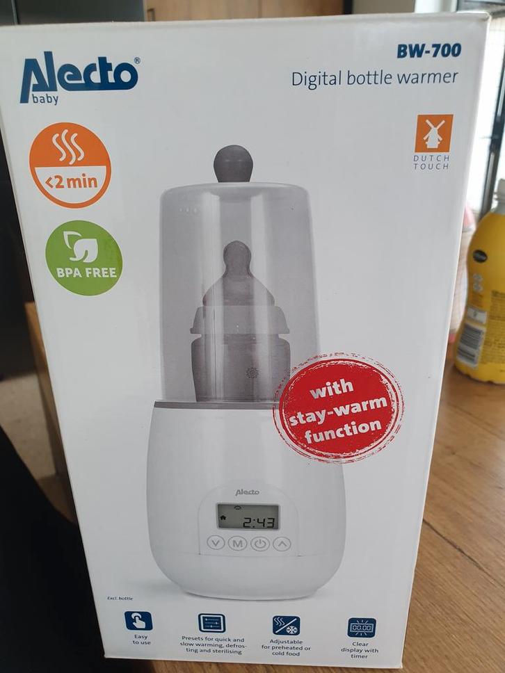 Alecto BW-700 flessenwarmer, Kinderen en Baby's, Babyvoeding en Toebehoren, Zo goed als nieuw, Flessen- of potjesverwarmer, Ophalen of Verzenden