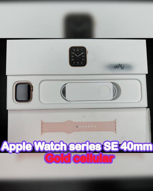 Apple Watch SE 40 mm or cellulaire, Bijoux, Sacs & Beauté, Montres connectées, Enlèvement ou Envoi