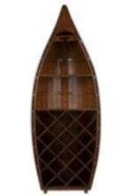 Barkast Wijnrek Wijnbar Boot Hout Bruin, Ophalen, Gebruikt, Hout