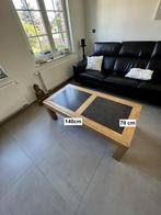 Table de salon avec pierre de taille, Maison & Meubles, Tables | Tables de salon, 100 à 150 cm, Enlèvement, Utilisé, 50 à 100 cm