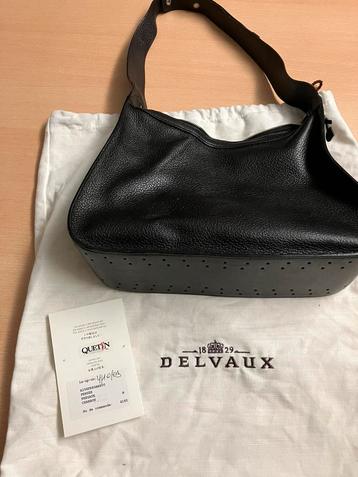 DELVAUX origineel Pensée Frégate in charbon zwart leer beschikbaar voor biedingen