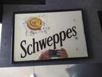 Reklame spiegel van schweppes, Verzamelen, Ophalen, Gebruikt, Reclamebord