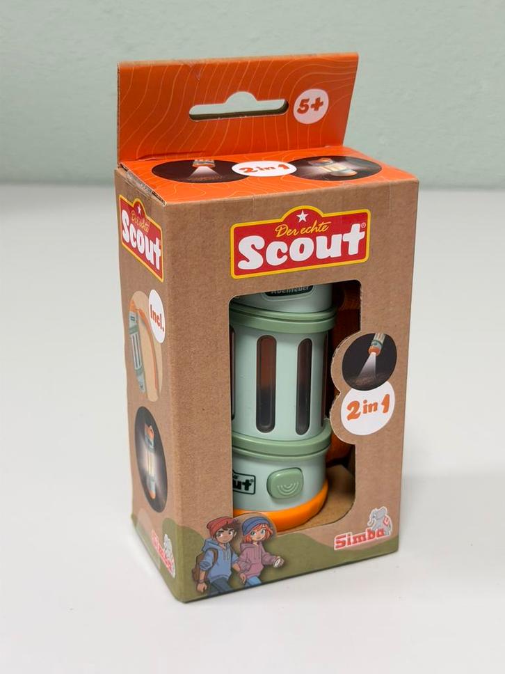 Scout - Lampe de poche 2 en 1 - Équipement de jeu extérieur, Caravanes & Camping, Lampes de poche, Neuf, Batterie, Enlèvement ou Envoi
