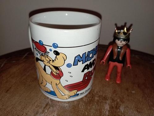 651) Mok Mickey and Pluto, Verzamelen, Disney, Zo goed als nieuw, Tas, Koffer of Zak, Ophalen of Verzenden