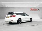 Ford Focus Wagon 1.0 EcoBoost ST Line 125pk Autom,Panodak,Ca, Auto's, Stof, Gebruikt, 715 kg, Wit