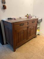 Houten ladekast met marmeren plaat, Huis en Inrichting, Ophalen, Gebruikt