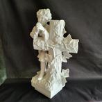 Antiek grafbeeld - 44 cm – biscuit - 19e eeuw – Duitsland, Antiek en Kunst, Antiek | Religieuze voorwerpen, Ophalen