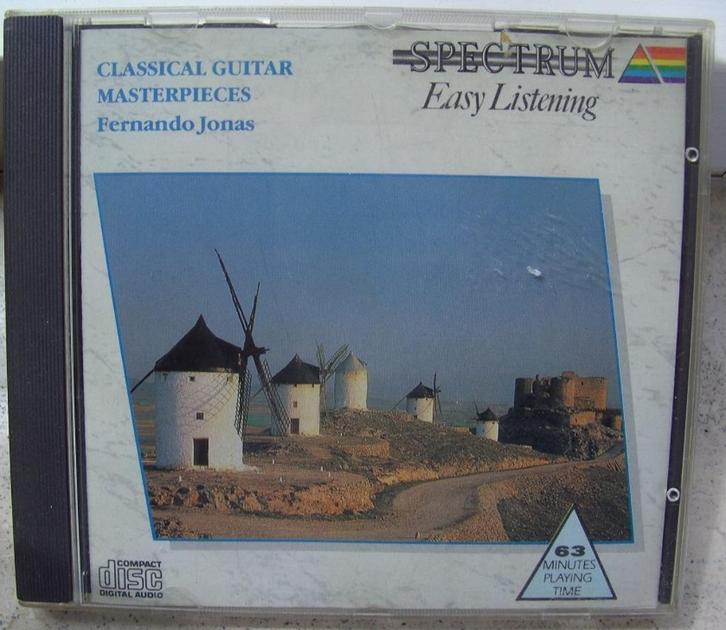 FERNANDO JONAS Classical guitar Masterpiece NIEUWE CD 501210, Cd's en Dvd's, Cd's | Instrumentaal, Nieuw in verpakking, Ophalen of Verzenden