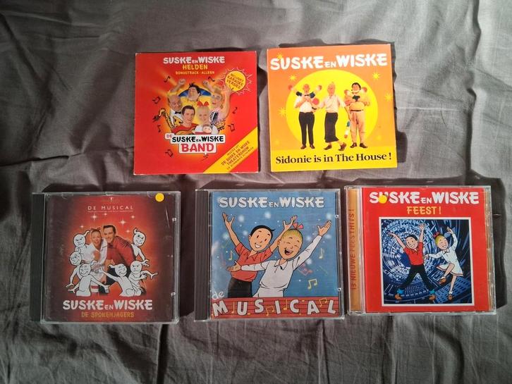 Cd´s Suske & wiske, musicals feesthits,..., Cd's en Dvd's, Cd's | Kinderen en Jeugd, Zo goed als nieuw, Muziek, Ophalen of Verzenden