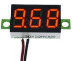Voltmètre numérique LED DC 2,5 V-32 V (intégré), Neuf