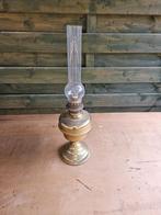 Zeer mooie antieke koperen olielamp, Antiek en Kunst, Ophalen