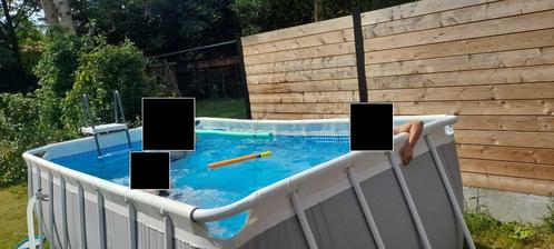 Intex opzetzwembad 2m x 4m, Tuin en Terras, Zwembaden, Gebruikt, Opzetzwembad, 120 cm of meer, 400 cm of meer, 200 tot 300 cm