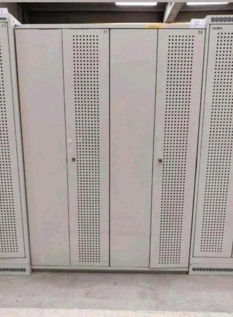 METALEN LOCKER LOCKERKAST HALKAST KLEERKAST OPBERGKAST 4D 2D, Huis en Inrichting, Kasten | Kleerkasten, Gebruikt, Ophalen of Verzenden