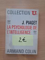 La psychologie de l'intelligence, Livres, Enlèvement ou Envoi, Utilisé
