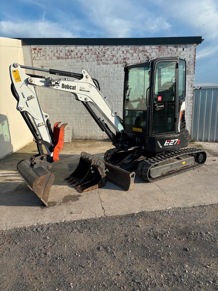 Minigraver Bobcat E27z occasie, Zakelijke goederen, Machines en Bouw | Kranen en Graafmachines, Ophalen