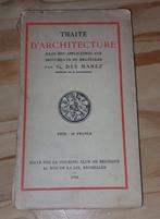 Traité d'architecturr - G. Des Marez - uit 1921, Antiquités & Art, Enlèvement ou Envoi