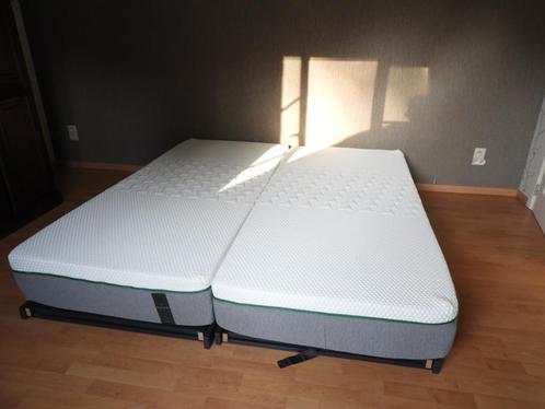 2 comfort matrassen met 2 verstelbare lattebodems, Huis en Inrichting, Slaapkamer | Matrassen en Bedbodems, Zo goed als nieuw