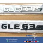 W166 C292 W167 GLE63s AMG LOGO GLE 63 S LETTERS ZWART of CHR, Nieuw, Ophalen of Verzenden, Achter, Mercedes-Benz