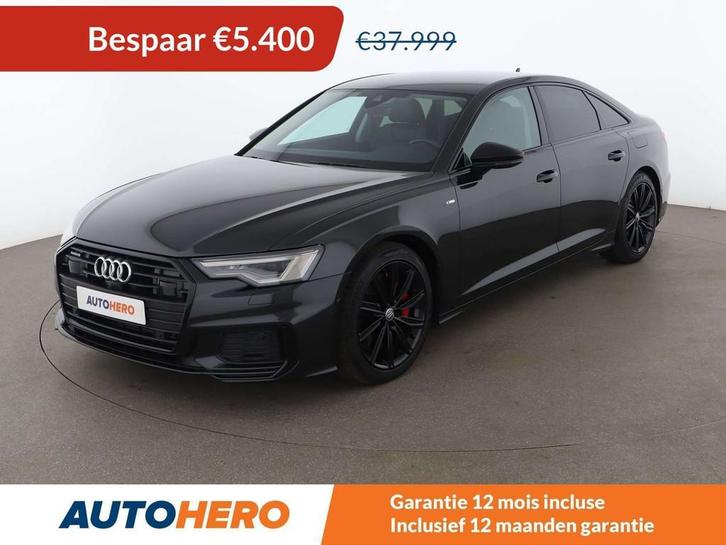 Audi A6 55 TFSIe quattro sport (bj 2020, automaat), Auto's, Audi, Te koop, A6, 360° camera, 4x4, ABS, Achteruitrijcamera, Adaptive Cruise Control