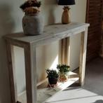 Steigerhouten wandtafel, Ophalen, Nieuw