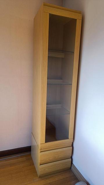 Vitrine kast met lade blok. beschikbaar voor biedingen