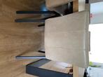Eetkamertafel met 6 stoelen, Ophalen, Zo goed als nieuw, Landelijk, 4 tot 6 stoelen