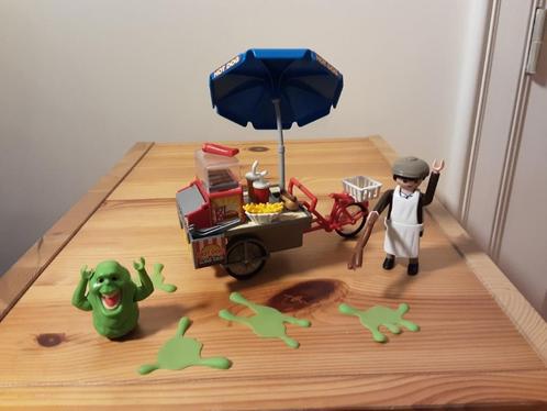 PLaymobil Ghostbusters hotdogkraam, Kinderen en Baby's, Speelgoed | Playmobil, Zo goed als nieuw, Complete set, Verzenden