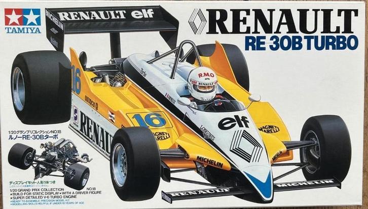 Renault RE 30B Turbo à l'échelle 1:20, Hobby & Loisirs créatifs, Modélisme | Voitures & Véhicules, Neuf, Voiture, Plus grand que 1:32