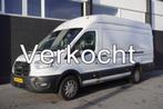 Ford Transit 2.0 TDCI 170PK L4H3 2x schuifdeur EURO 6 - Airc, Auto's, Bestelwagens en Lichte vracht, Parkeersensor, Wit, Bedrijf