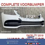 W222 FACELIFT VOORBUMPER COMPLEET WIT S KLASSE 2014-2021 BUM, Gebruikt, Ophalen of Verzenden, Bumper, Mercedes-Benz